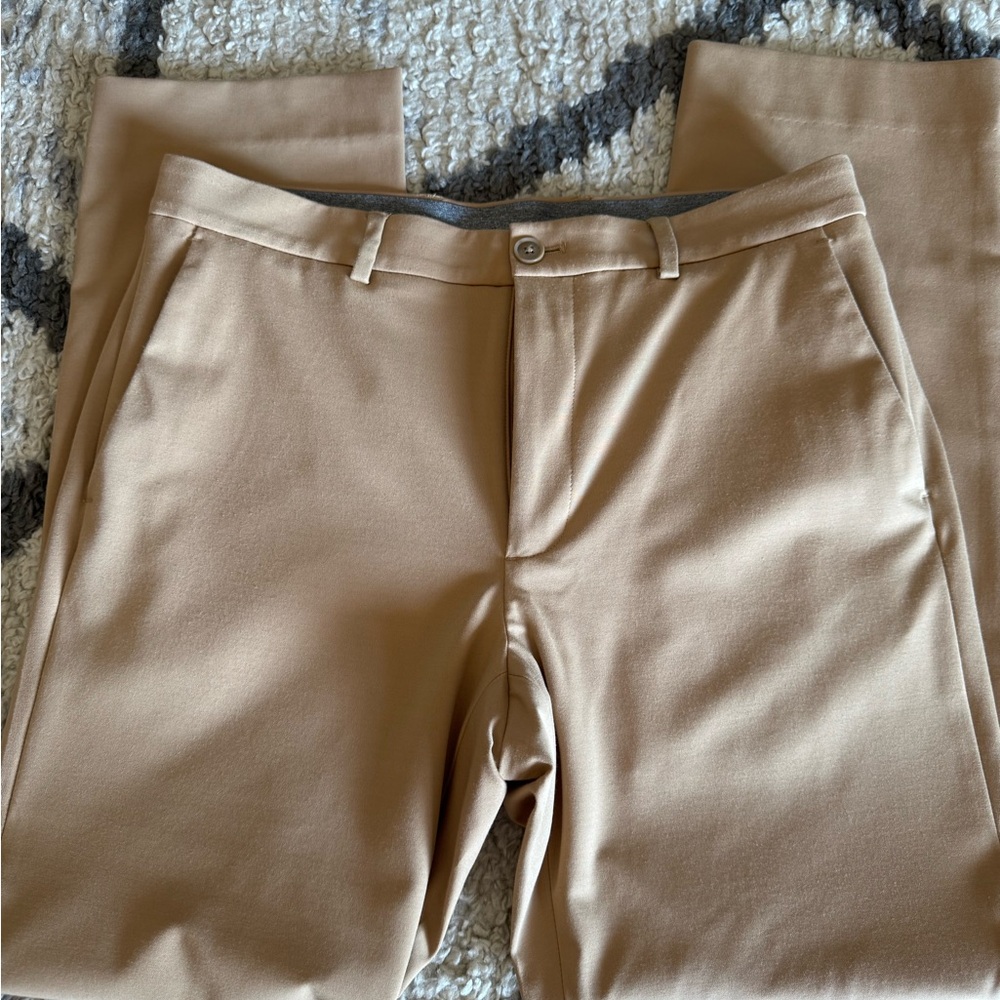 Jos. A. Bank Travelers Light Beige Chinos with Straight Leg Design